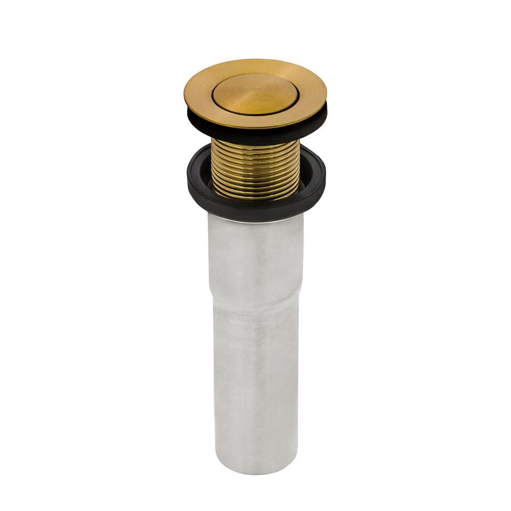 Gold Stainless Steel Rectangular Undermount Bathroom Sink