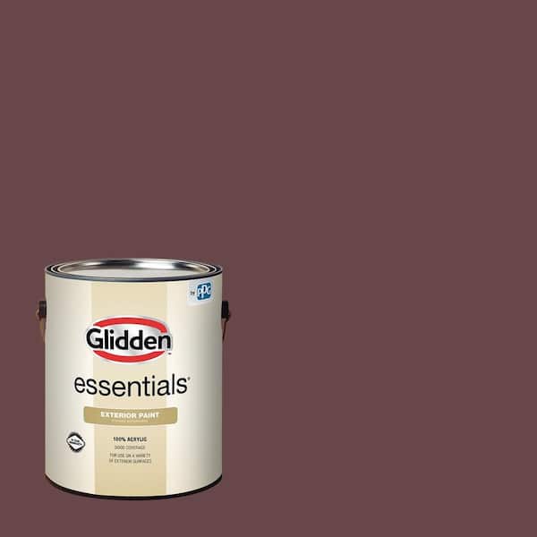 Glidden Essentials 1-gal. Chocolate Eclair PPG1054-7 Flat Exterior