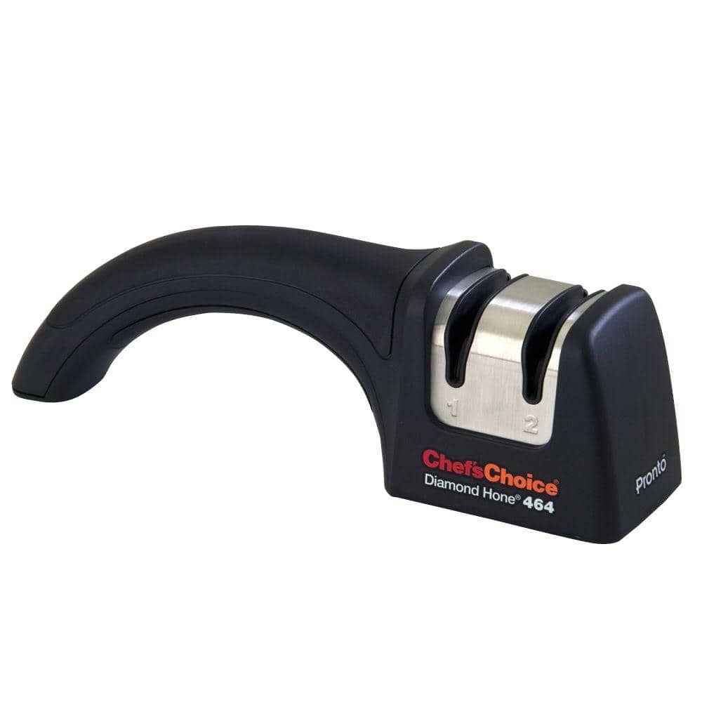 Chef'sChoice 2-Stage Black Pronto Diamond Manual Knife Sharpener 464 - The  Home Depot