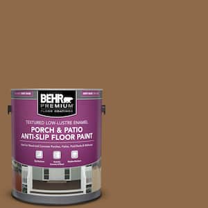 1 gal. #SC-115 Antique Brass Textured Low-Lustre Enamel Interior/Exterior Porch and Patio Anti-Slip Floor Paint