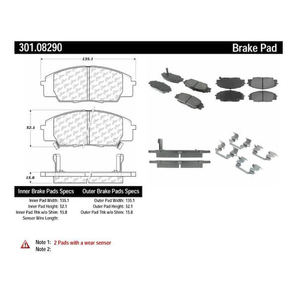 Centric Parts Disc Brake Pad Set
