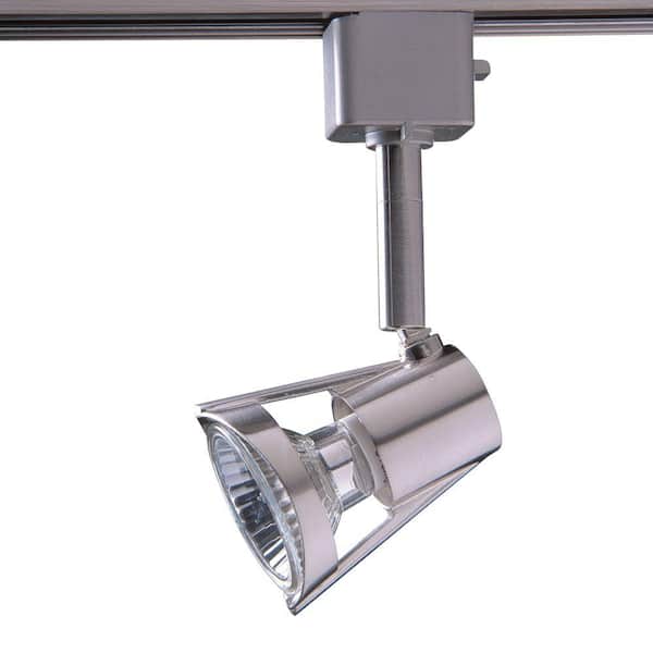 Designers Choice Collection Series 13 Line-Voltage GU-10 Satin Nickel Track Lighting Fixture