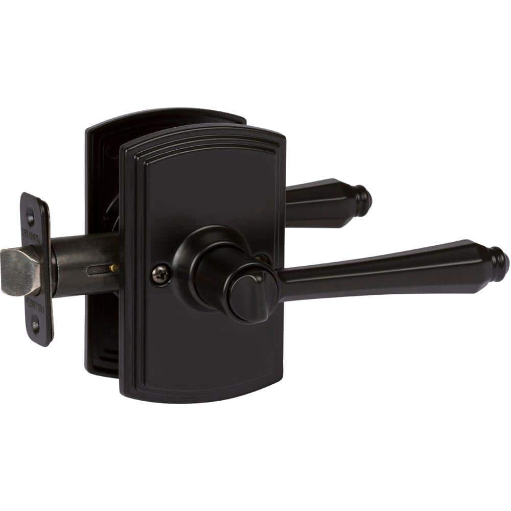 Italian Collection Florini Black Bed/Bath Door Handle
