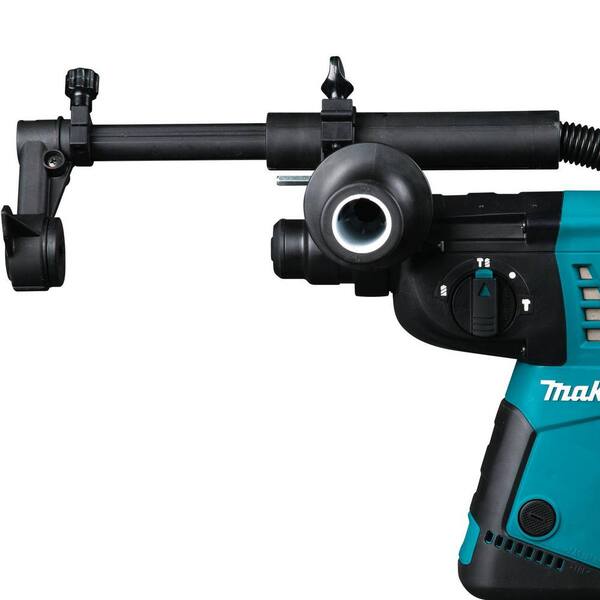 Makita 18V LXT 1 in. Brushless Cordless SDS-Plus Concrete/Masonry Hammer Drill Kit w/Bonus Dust Extraction Attachment XRH01T-193472-7 - The Home Depot