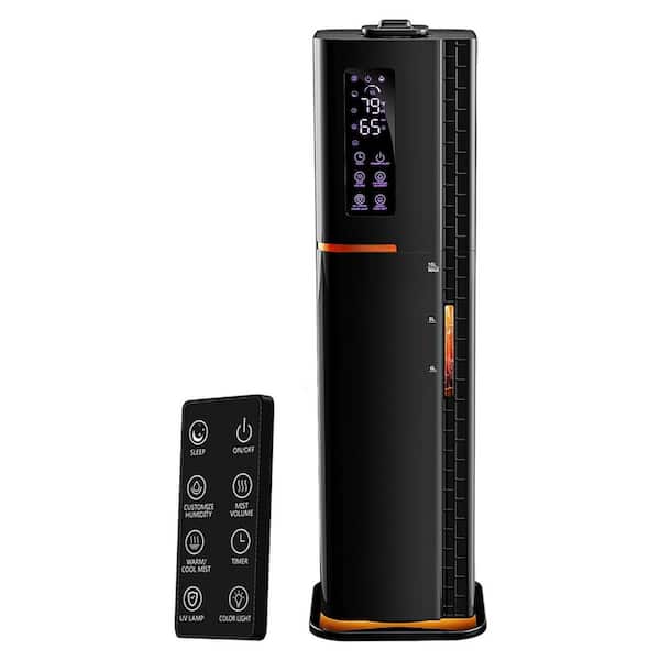 2.64 Gal Top Fill Cool Warm Mist Humidifier for 500 sq. ft. with Remote Control 1 Pack