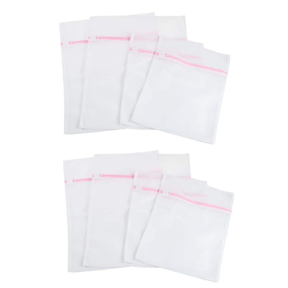 Everyday Home White Mesh Laundry Bags (Set of 8) SH-BUND172 - The Home ...