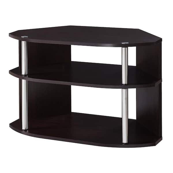 Convenience Concepts Designs2Go 31.5 in. Espresso Particle Board TV Stand Fits TVs Up to 32 in. with Cable Management