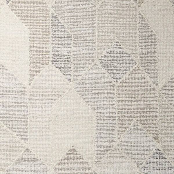 8 ft. x 10 ft. Beige, Gray, Ivory Geometric Washable Area Rug