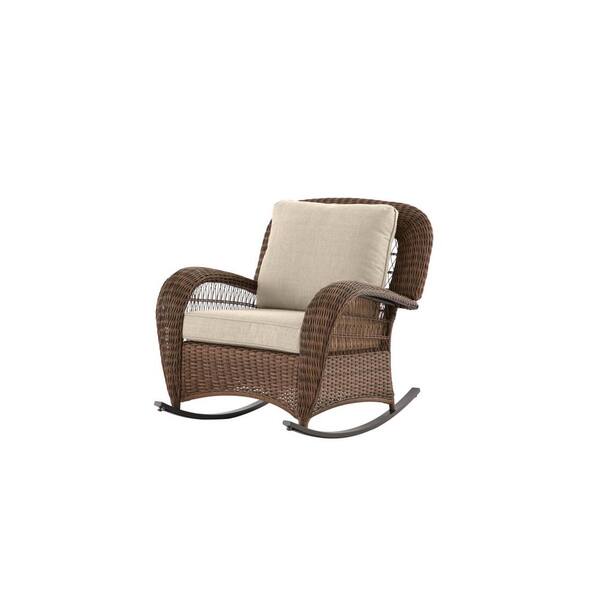 hampton bay wicker rocking chair