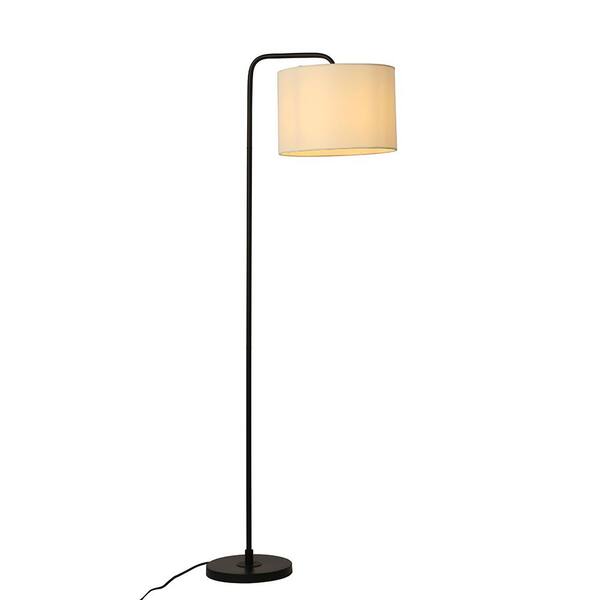 Black Metal Arched Floor Lamp With, Overarching Floor Lamp