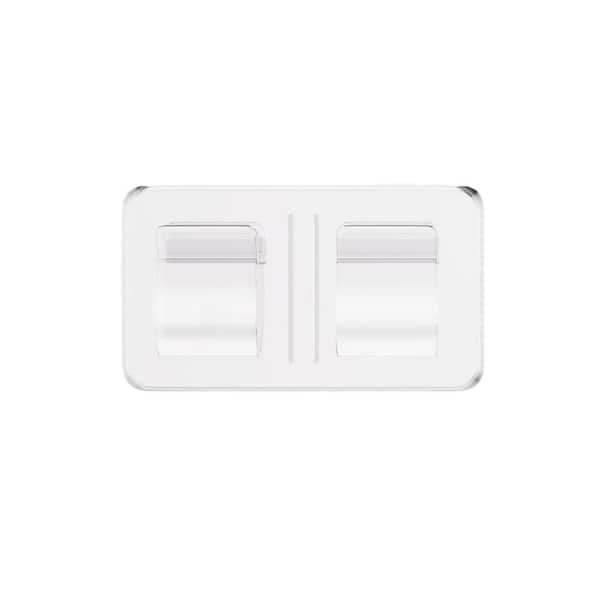 Cable Clips with Waterproof Adhesive Strips for Hanging Outdoor Finial String Lights and Christmas Light (25-Pack)
