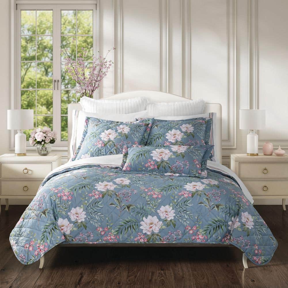 Selma Blue Cotton Twin/Twin Xl 2-Piece Quilt Set price history on PriceWatchPro