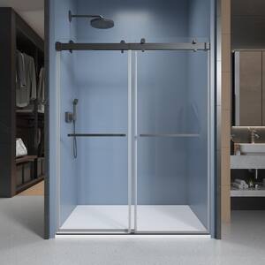 KOHLER Pleat 59.625 in. x 79.0625 in. Frameless Sliding Shower Door in ...