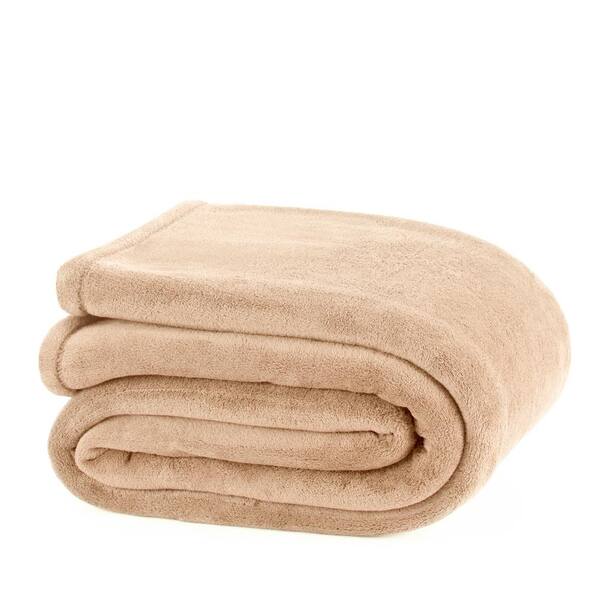 Martex Plush Linen Polyester King Blanket