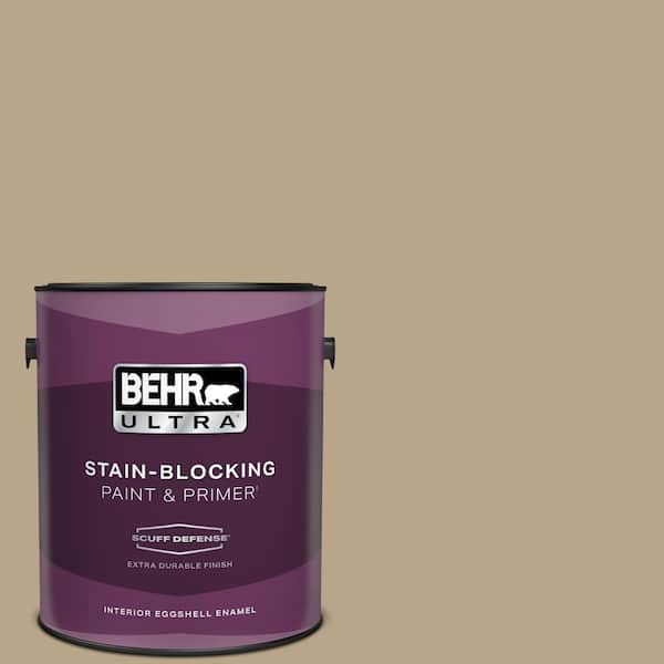 BEHR ULTRA 1 gal. #710D-4 Harvest Brown Extra Durable Eggshell Enamel Interior Paint & Primer