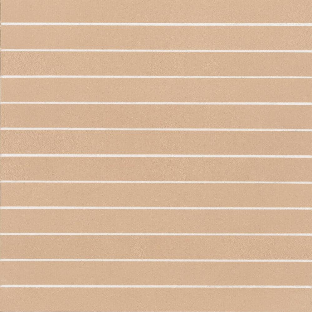 Sample-Sahara 4 in. x 5 in. Matte Rose Porcelain Mosaic Subway Tile price history on PriceWatchPro