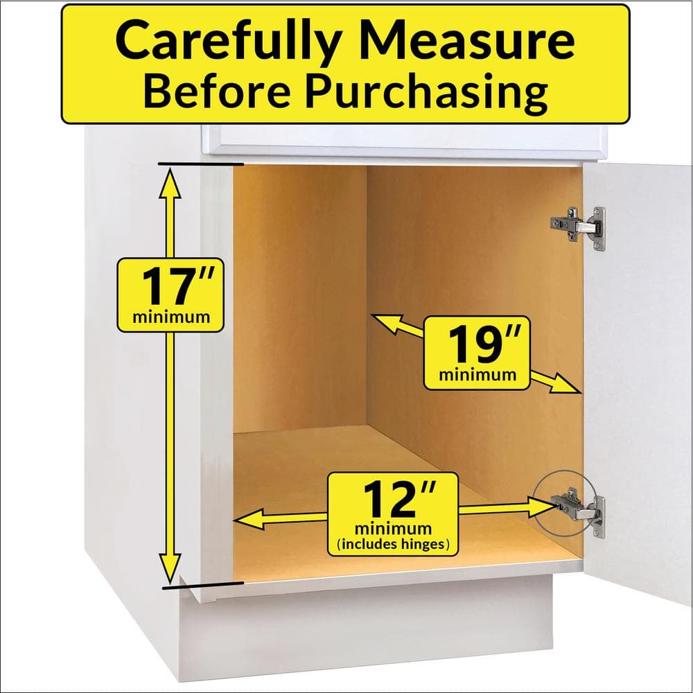 Chrome 2-Tier Pull Out Cabinet Organizer with Ball Bearing Glides