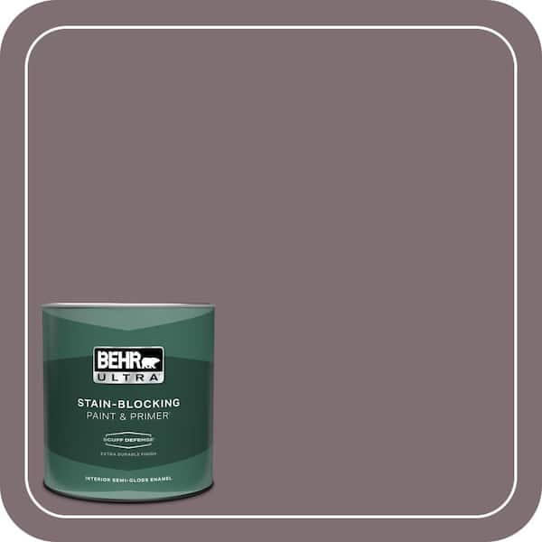 BEHR ULTRA 1 qt. #N110-5 Royal Raisin Extra Durable Semi-Gloss Enamel Interior Paint & Primer