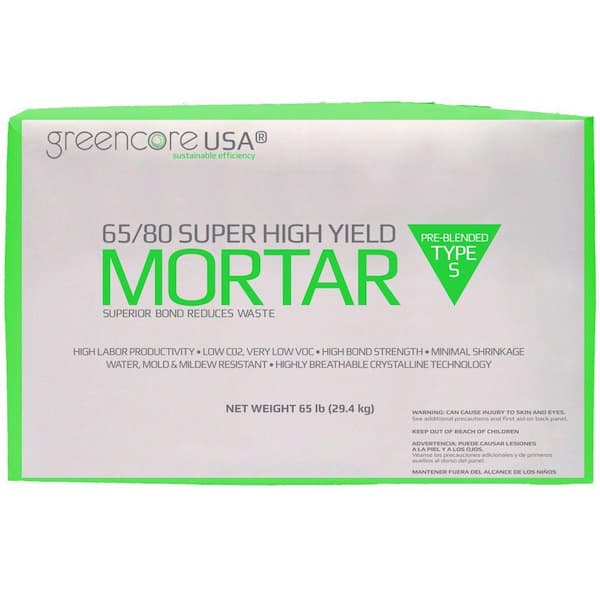 Greencore 65 lbs. 65 Equals to 80 Type S Mortar