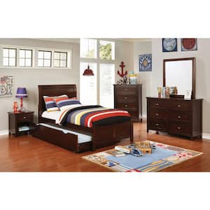 Sparta Brown Cherry Twin Youth Trundle