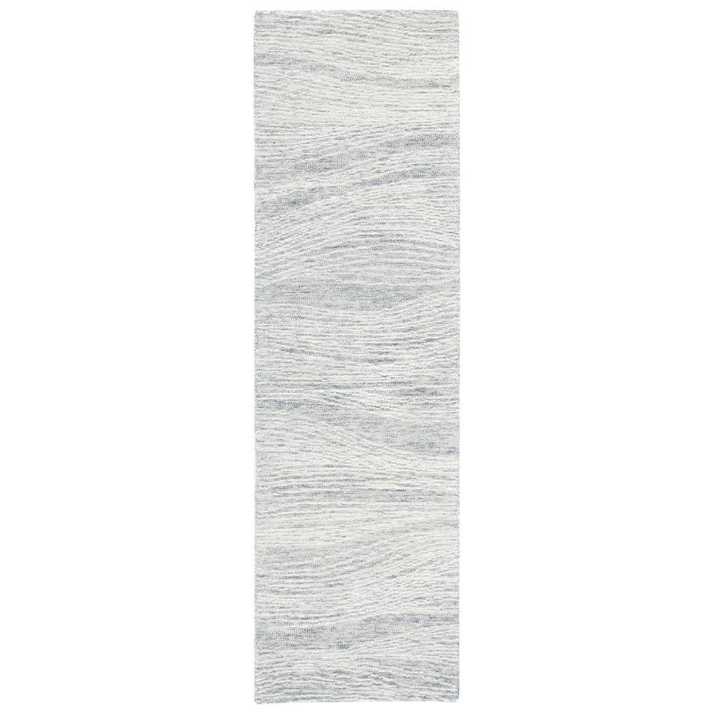 Metro 2 ft. x 12 ft. Gray/Ivory Abstract Waves Runner Rug price history on PriceWatchPro