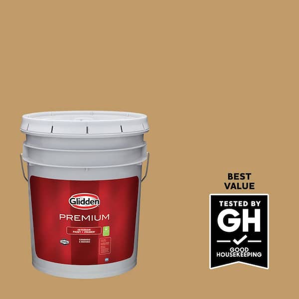 Glidden Premium 5 gal. PPG1092-5 Welcome Home Satin Interior Latex Paint