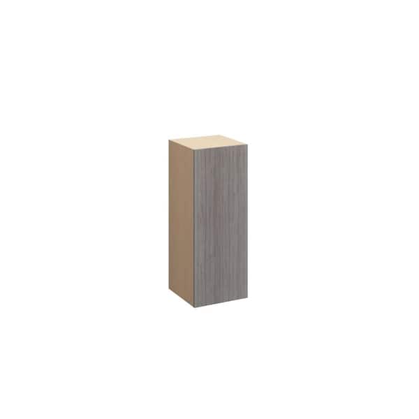 Saratoga Slab 9 in. W x 30 in. H x 12 in. D in Greywood Plywood Assembled Wall Cabinet