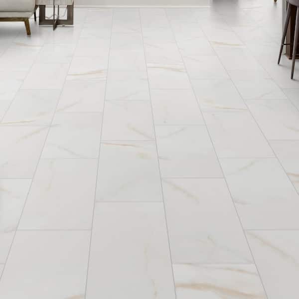 Adella White 18 in. x 18 in. Matte Porcelain Floor and Wall Tile (11.25 sq.  ft./Case)