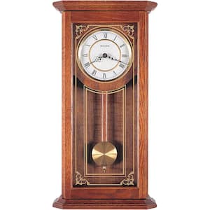 26 in. x 12.25 in. Pendulum Wall Clock