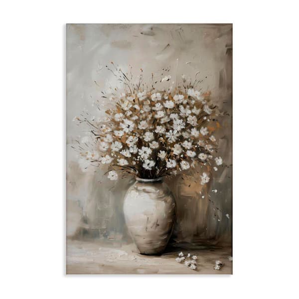 Stupell Industries Vintage Still Life Bouquet by LSR Design Studio Unframed Nature Graphic Art Print 45 in. x 30 in.