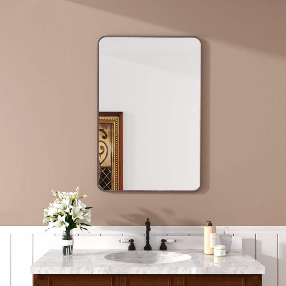 Hermitage Bath Cosy 24 in. W x 36 in. H Rectangular Framed Wall ...