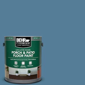 1 gal. #PFC-58 Alpine Sky Low-Lustre Enamel Interior/Exterior Porch and Patio Floor Paint
