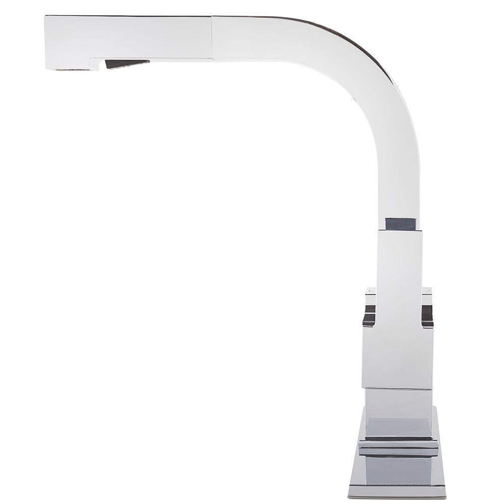 Arkitek Polished Chrome Single Handle Pull-Out Kitchen Faucet