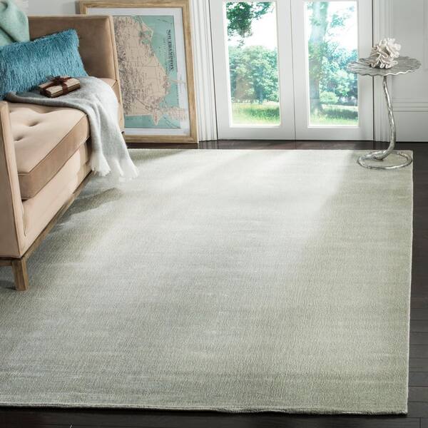 Mirage 6 ft. x 9 ft. Fog Striated Area Rug