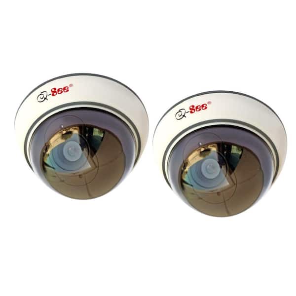 Q-SEE Indoor Decoy Dome Security Cameras Non-Operational (2-Pack)
