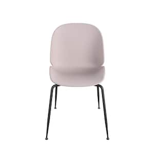 CosmoLiving by Cosmopolitan Aria Collection Light Pink Resin Outdoor Dining Chair ( 4-Pack)
