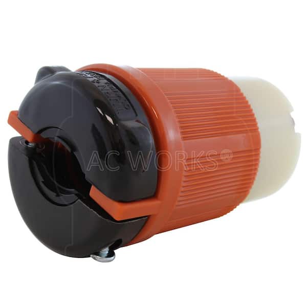 AC WORKS NEMA L22-20R 20A 3-Phase Y 277/480V 5-Prong Locking