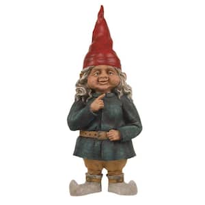 21 in. Zelda the Gnome Woman with Long Hair Statue