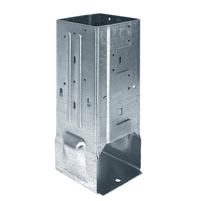 MPBZ ZMAX Galvanized Moment Post Base for 6x6 Nominal Lumber with SDS Screws