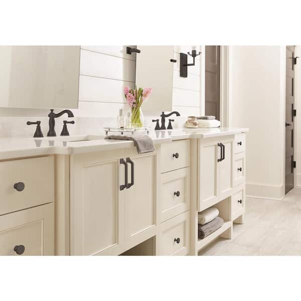 Exceed 1-1/2 in. (38mm) Modern Matte Black Round Cabinet Knob