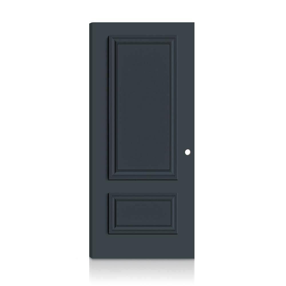 Fire-Rated Palazzo 2 Panel 32 in. x 80 in. Right-Hand/Inswing Charcoal Gray Composite Interior Commercial Door Slab price history on PriceWatchPro