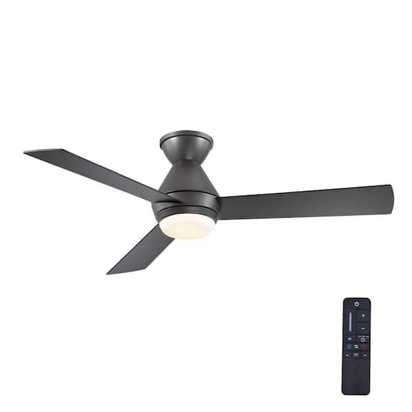 Home Decorators Collection Emery 56 in. LED Natural Iron Ceiling Fan with Remote Control