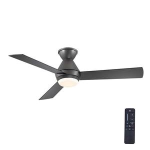 Emery 56 in. LED Natural Iron Ceiling Fan with Remote Control