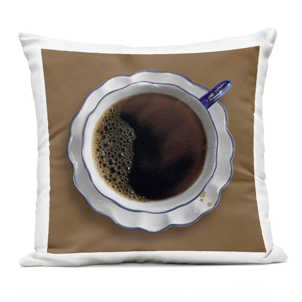 Aerial View Coffee Cup Brown Square Outdoor Throw Pillow price history on PriceWatchPro