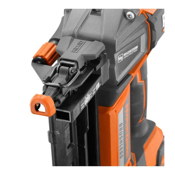 Details about   RIDGID Corded Straight Finish Nailer 16-Gauge 2-1/2 in No-Mar Pad Tool Free 