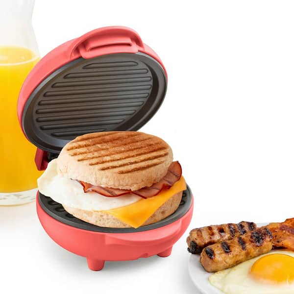 Nostalgia MGR5CRL My Mini Personal Electric Grill, Coral