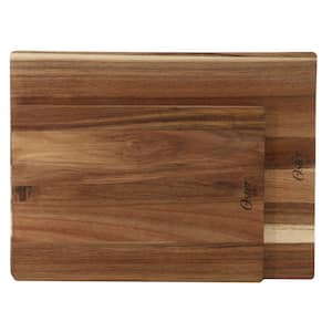 Thornwood 2-Piece 16 in. and 13 in. Acacia Wood Cutting Board Set