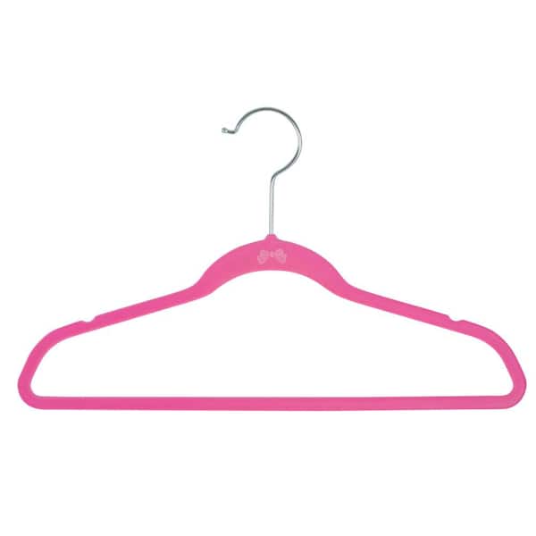 SIMPLIFY Kids 25-Pack Velvet Hangers in Pink