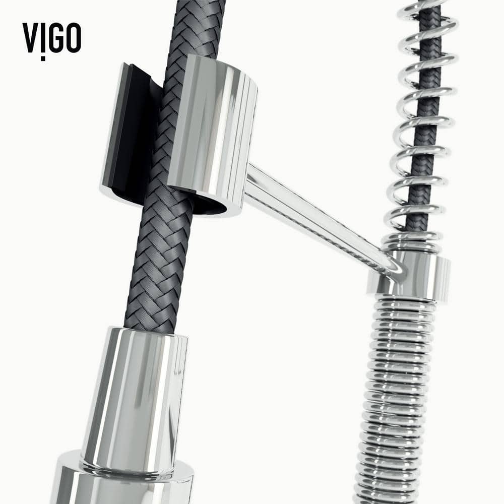 Chrome Touchless Pull-Down Kitchen Faucet with Spray