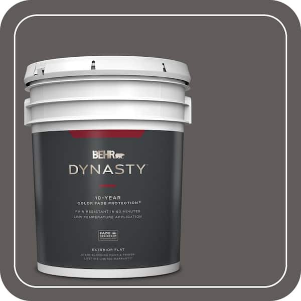 BEHR DYNASTY 5 gal. #PPU18-19 Intellectual Flat Exterior Stain-Blocking Paint & Primer
